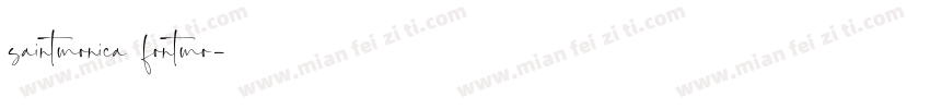 saintmonica fontmo字体转换